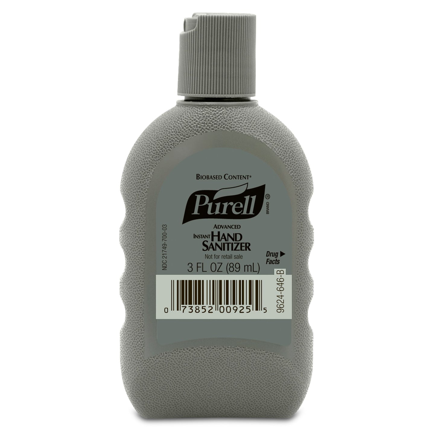 Purell Advanced Instant Hand Sanitizer Biobased Gel, 3-ounce Bottle