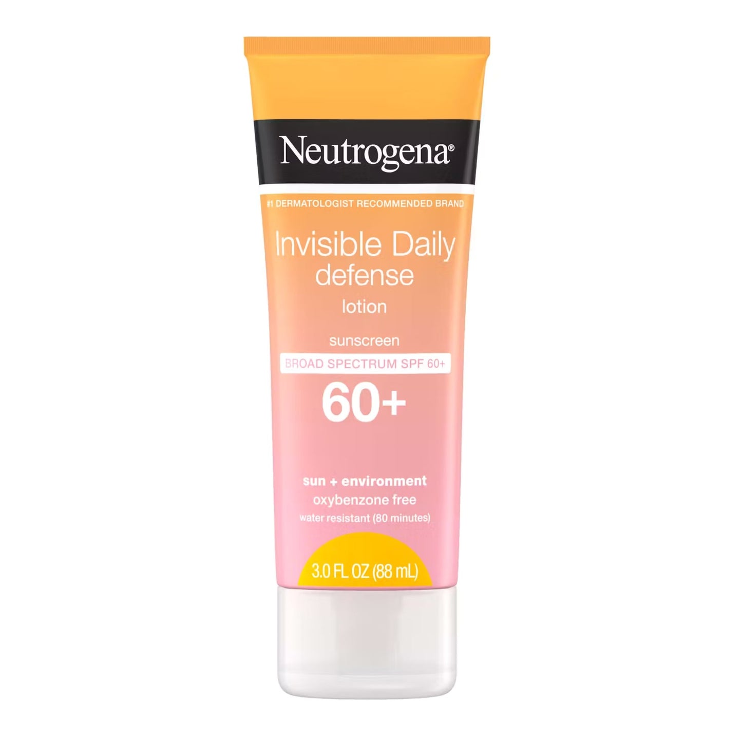 Neutrogena Invisible Daily Defense Sunscreen Lotion SPF 60+, 3-ounce Tube