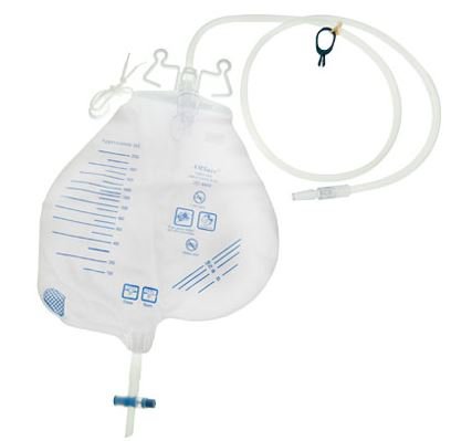 Urinary Drain Bag AMSure Anti-Reflux Valve Sterile 2,000 mL