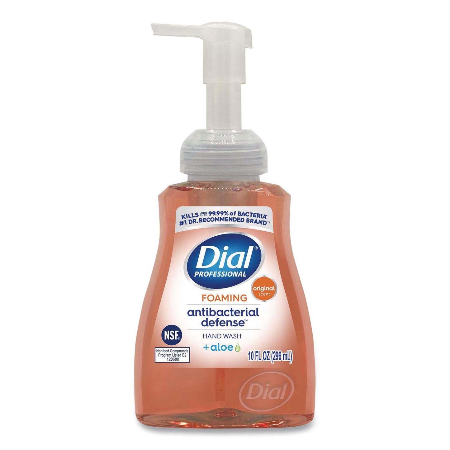 Antibacterial Soap Dial Professional Antibacterial Defense™ Gold + Aloe Foaming 10 oz. Pump Bottle Original Scent