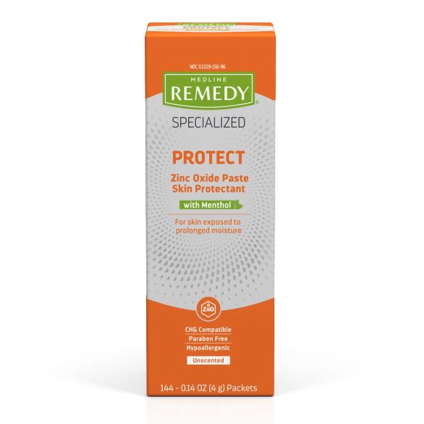 Skin Protectant Medline Remedy Specialized Protect 4 Gram Individual Packet Unscented Paste CHG Compatible