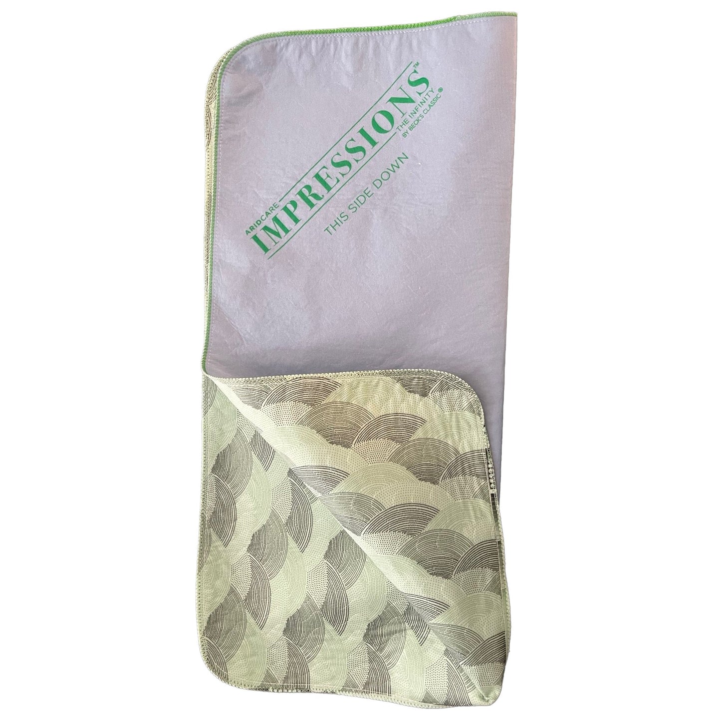 Beck's Classic Impressions Series Reusable Underpad, Infinity, 34 x 36 in.