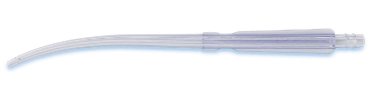 Suction Tube Handle Medline Rigid Type Flanged Tip Yankauer Style Non-Vented Sterile
