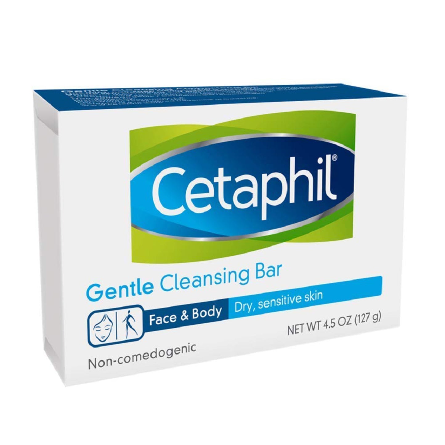 Cetaphil Gentle Cleansing Bar Dry to Normal, Sensitive Skin, Noncomedogenic