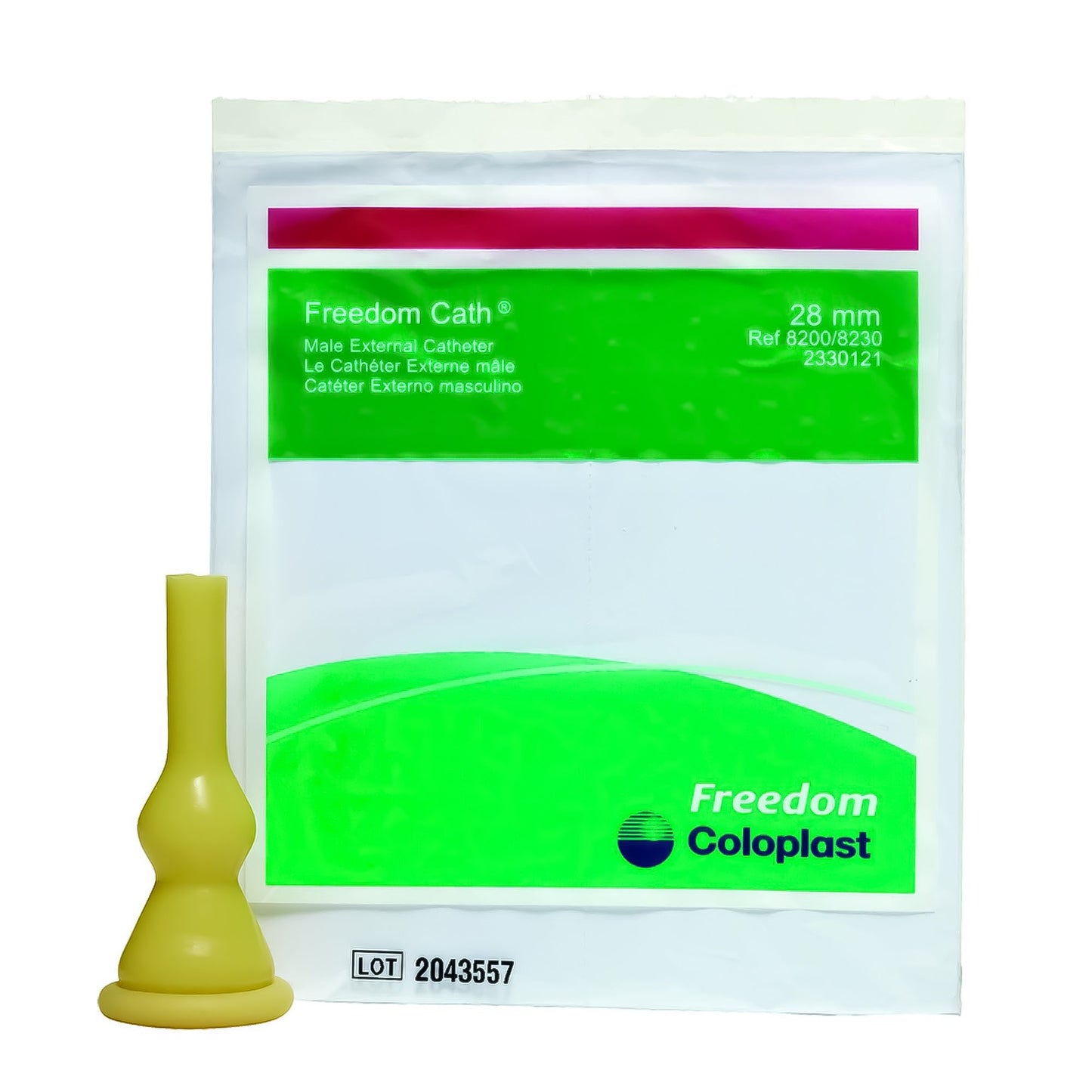 Freedom Cath Male External Catheter, Self-Adhesive, Small 23 mm