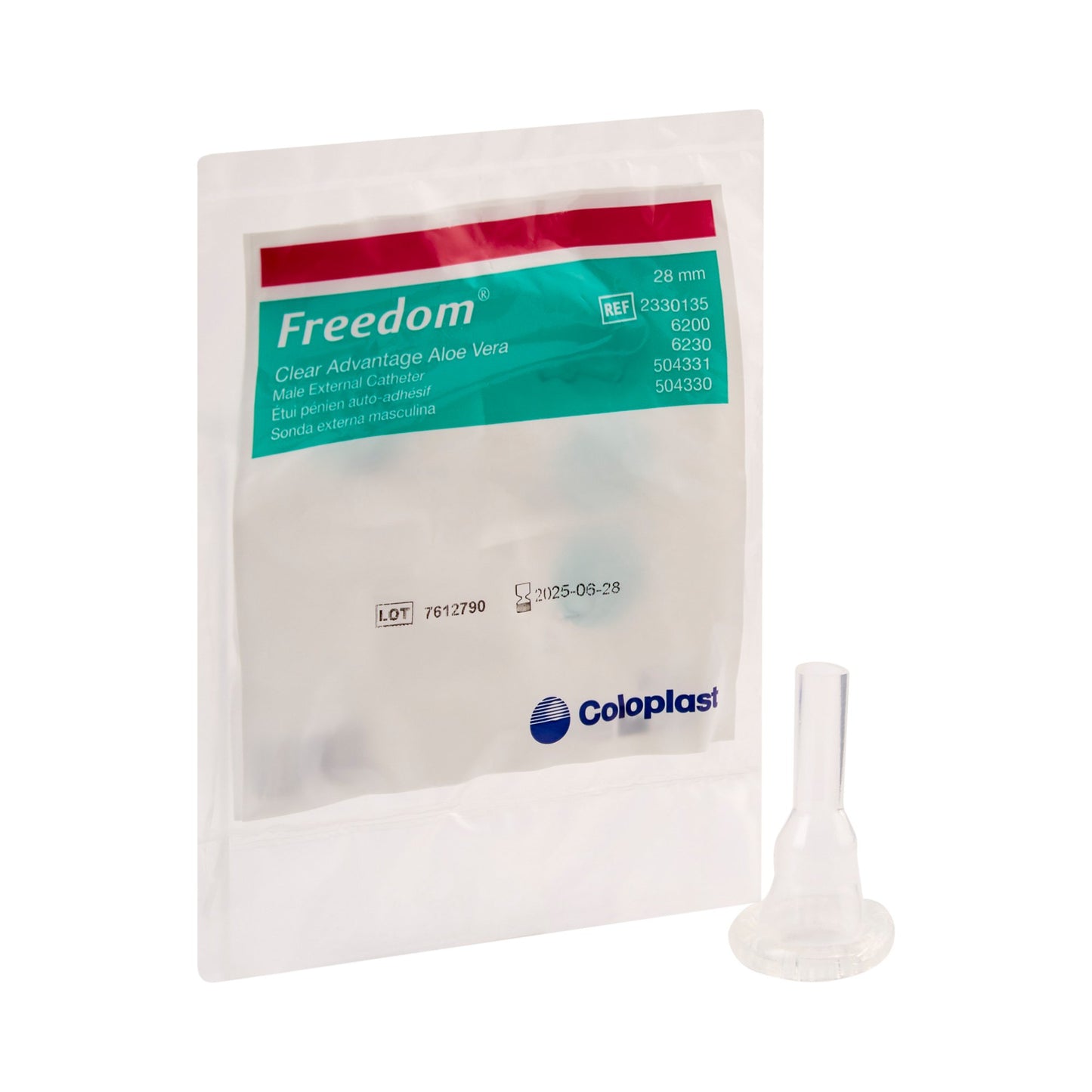 Coloplast Freedom Clear SS Male External Catheter, Intermediate