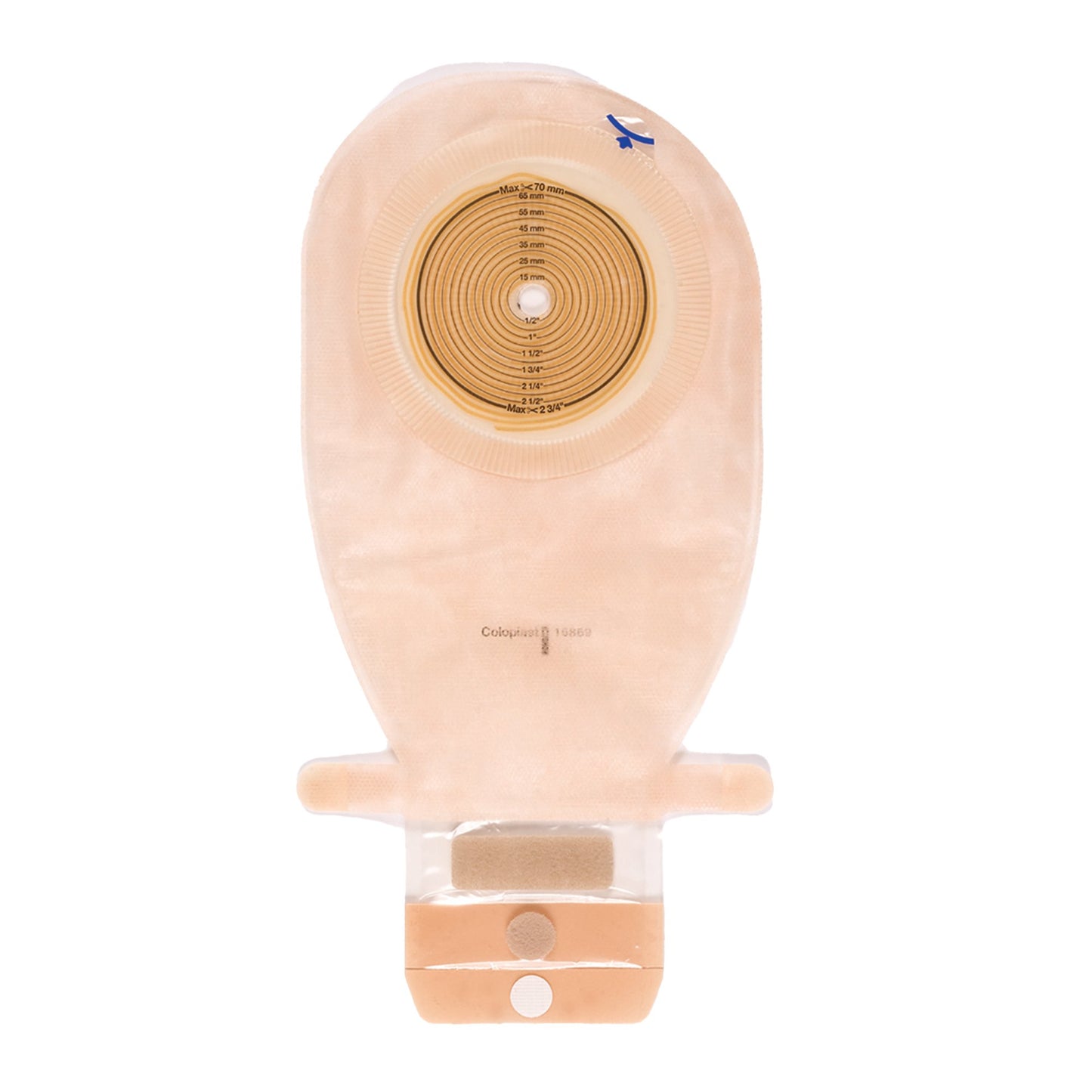 Assura Flat One-Piece Transparent Colostomy Pouch, Cut to fit Stomas 10 – 76mm
