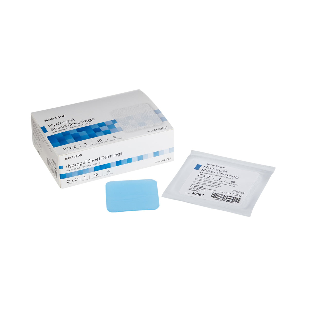 McKesson Hydrogel Dressing, 2 x 2 Inch