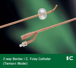 Bardex™ IC Foley Catheter, 18 Fr., 5 cc, Coud Tip
