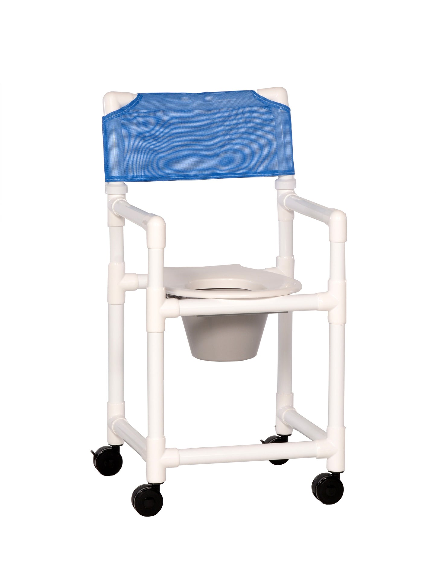 IPU Standard Line Shower Chair Commode, Blue