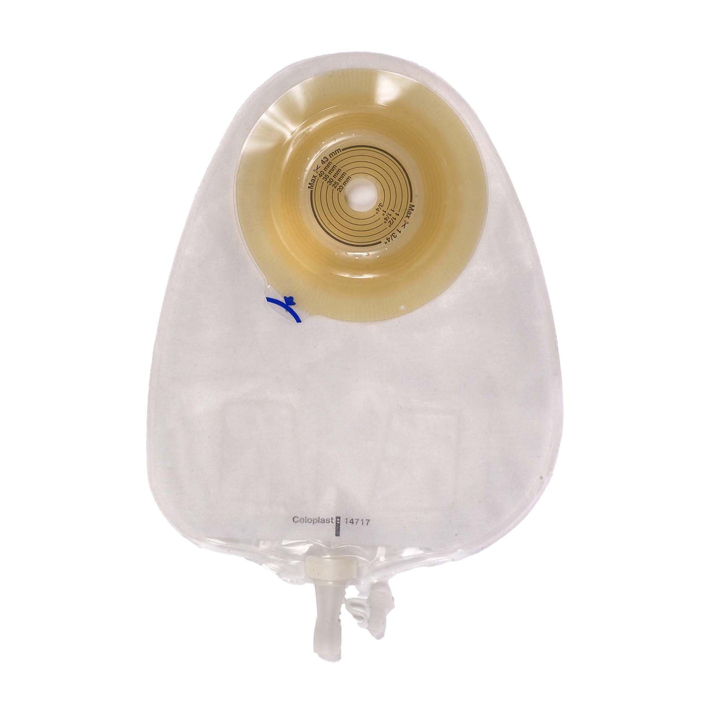 Assura Convex Light One-Piece Transparent Urostomy Pouch, 15 – 43mm Stomas