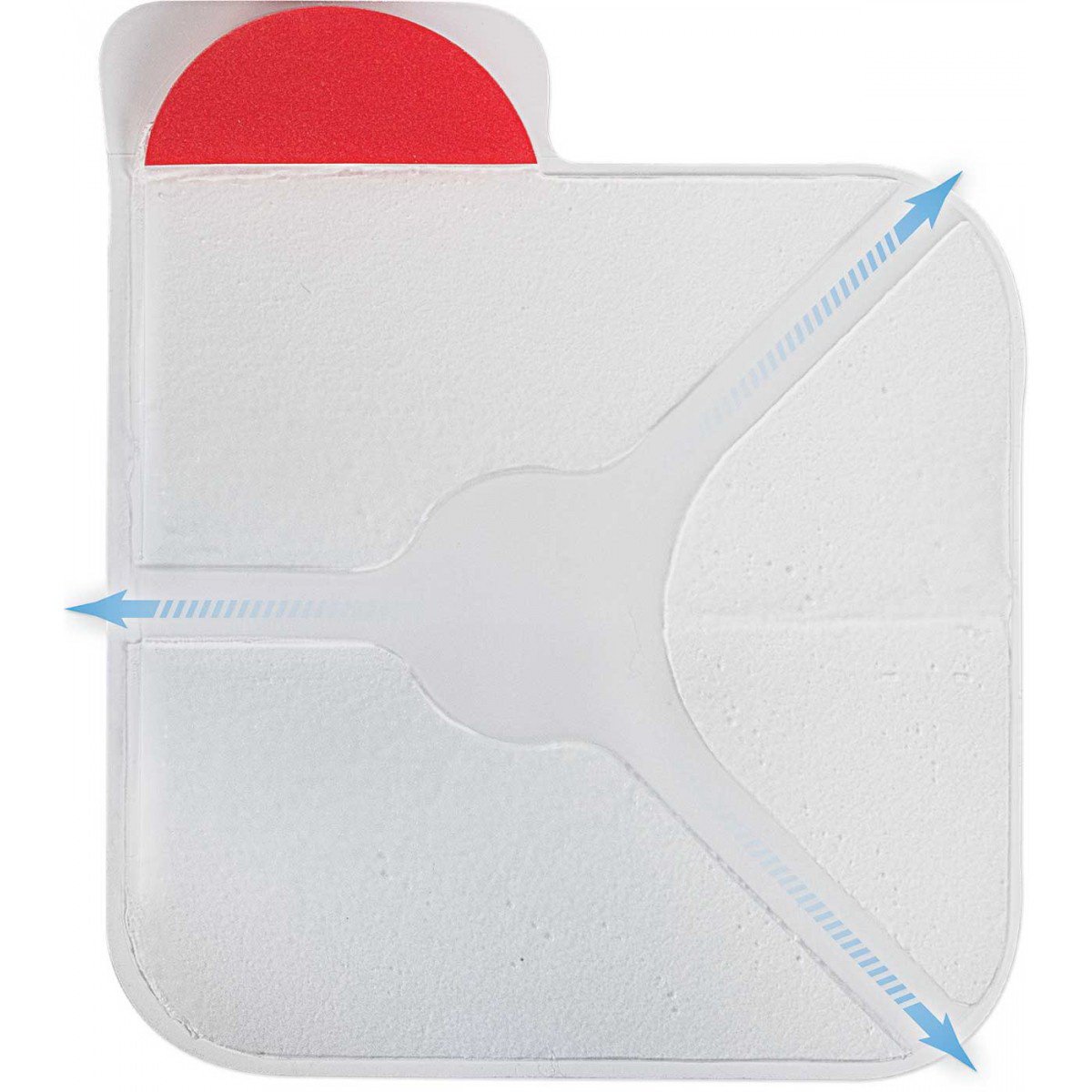 Chest Wound Seal Hyfin Vent Compact 4-3/4 X 4-3/4 Inch 2 per Pack NonSterile