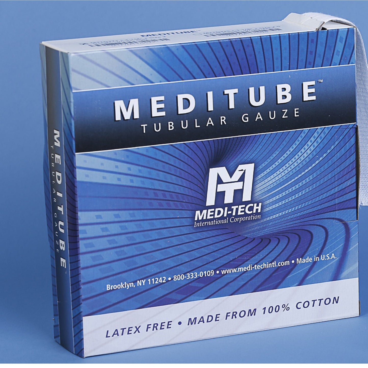 Tubular Retainer Dressing Meditube™ White Cotton Size 1 5/8 Inch X 50 Yard Small Finger / Toe NonSterile
