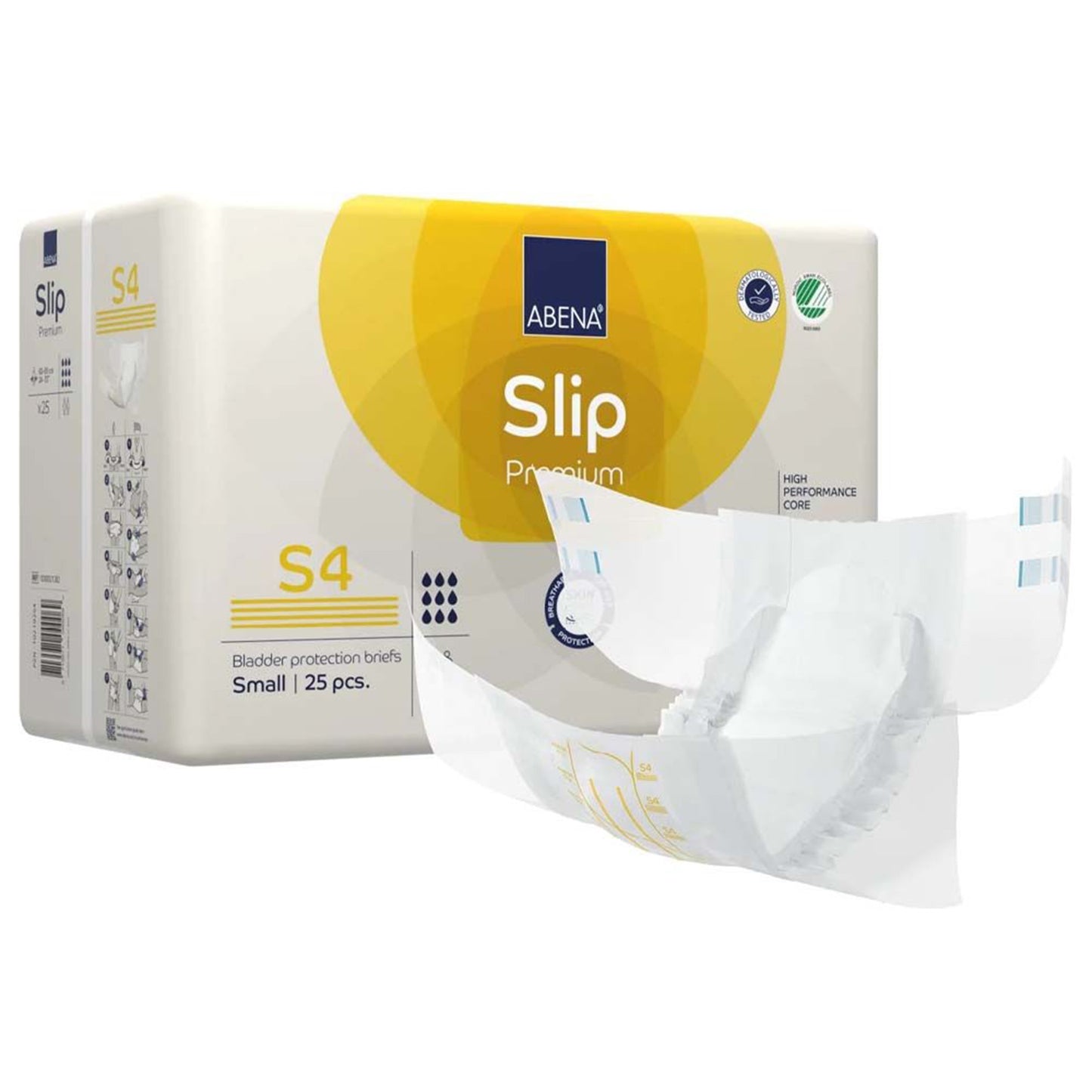 Abena Slip Premium S4 Incontinence Brief, Small