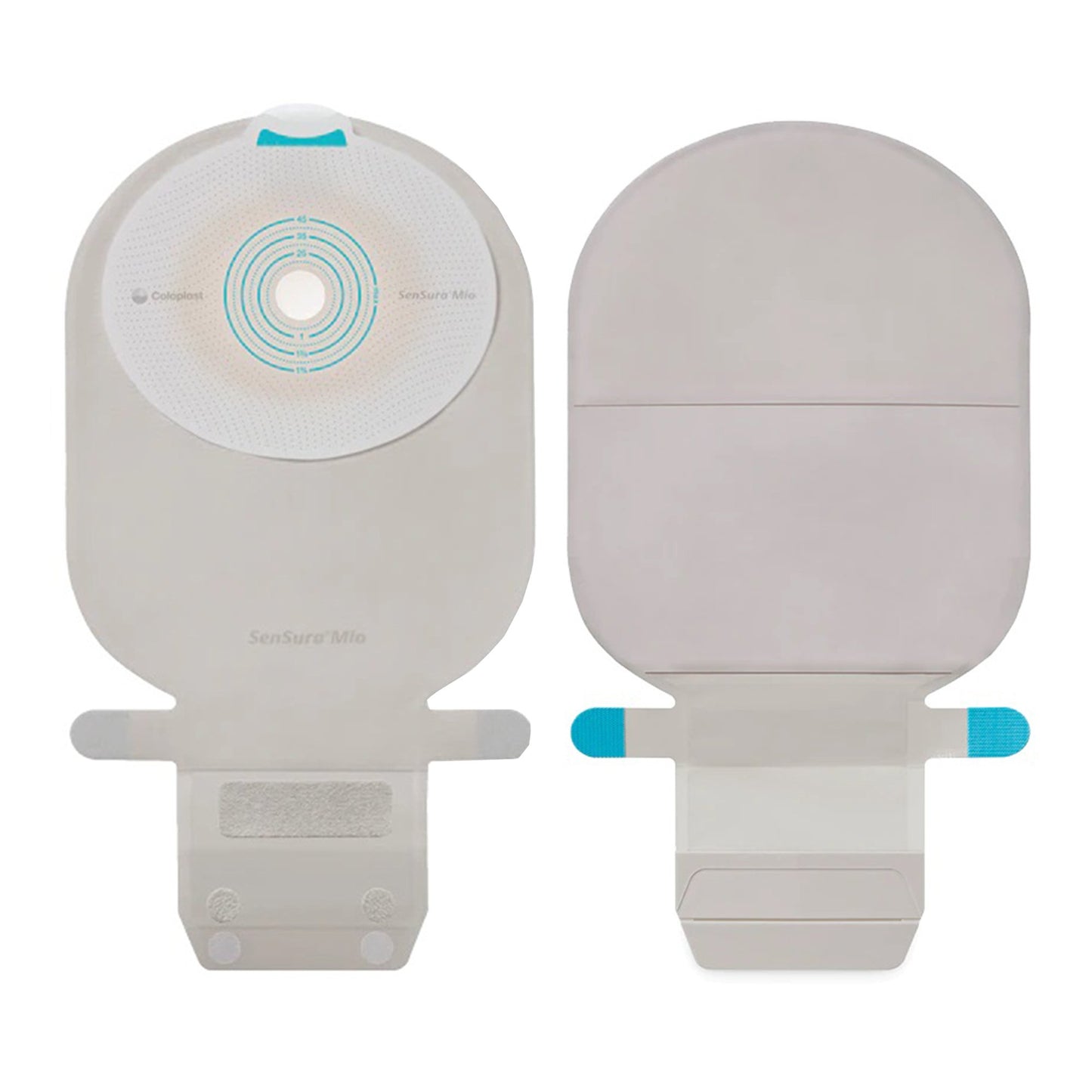 SenSura Mio Flat 1-Piece Opaque Ostomy Pouch, 35 mm Stoma