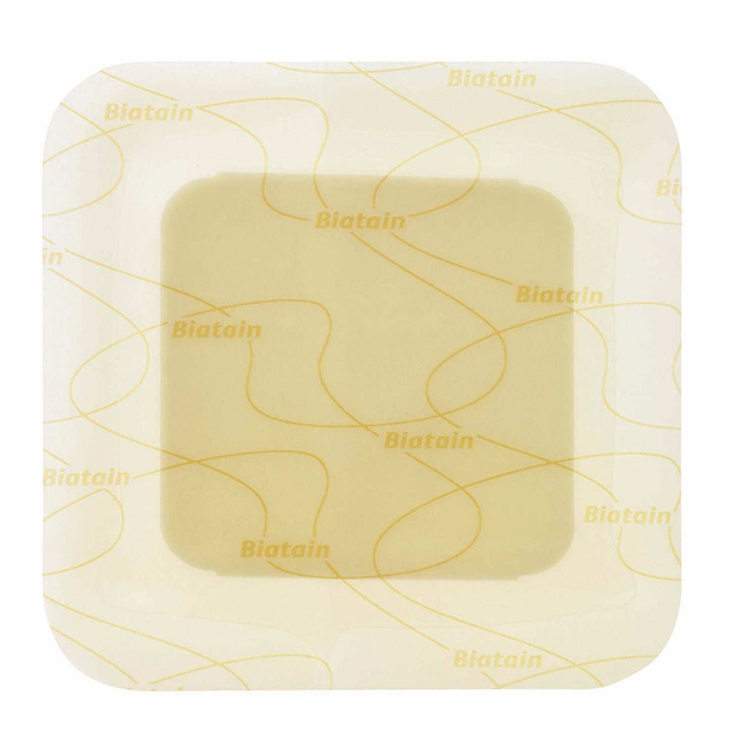 Biatain Hydrocolloid Adhesive with Border Foam Dressing, 4 x 4 Inch