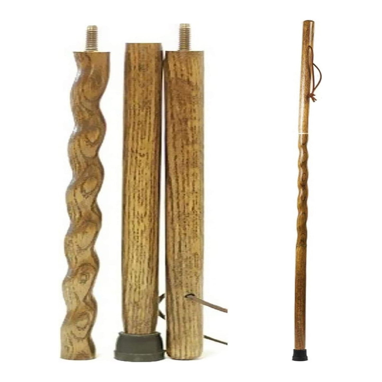 Brazos™ Traveler's Oak Walking Stick, 55-Inch Height, Tan
