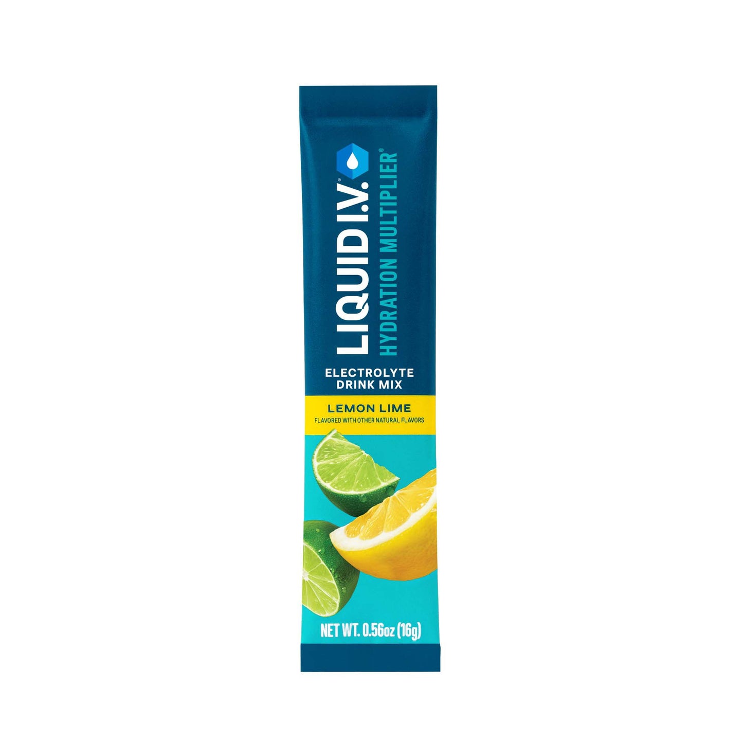 Oral Electrolyte Solution Liquid I.V. Hydration Multiplier Lemon Lime Flavor 0.56 oz.