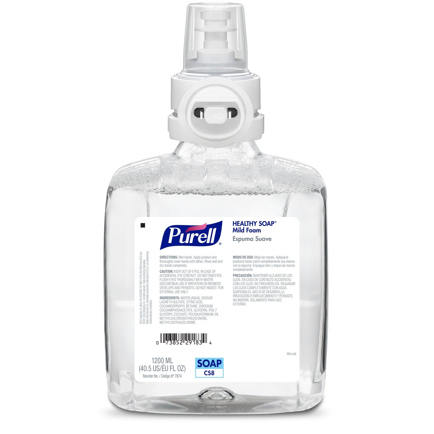 Purell Healthy Soap Mild Foam Refill for Purell CS8 Hand Soap Dispensers