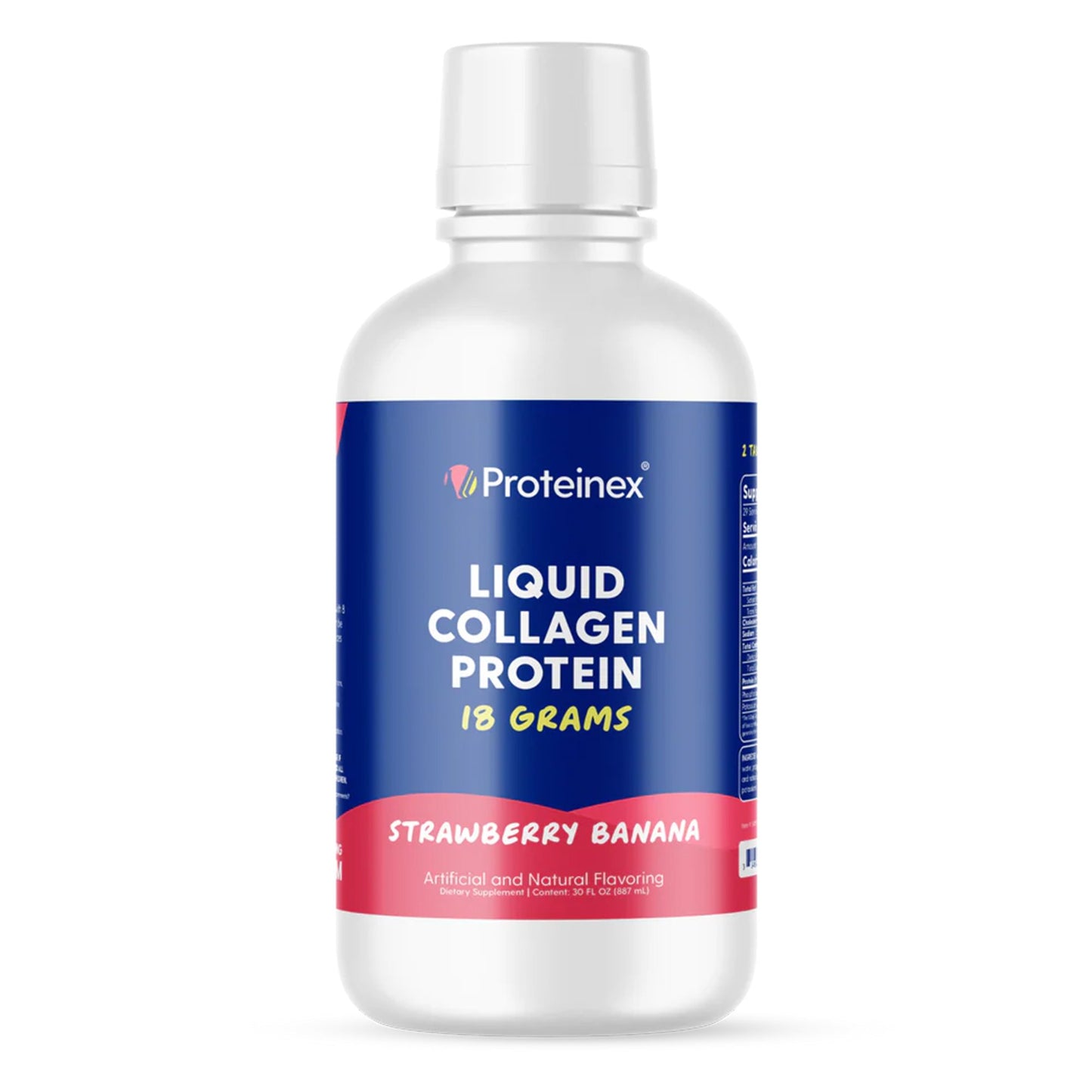 Oral Supplement Proteinex Strawberry Banana Flavor Liquid 30 oz. Bottle