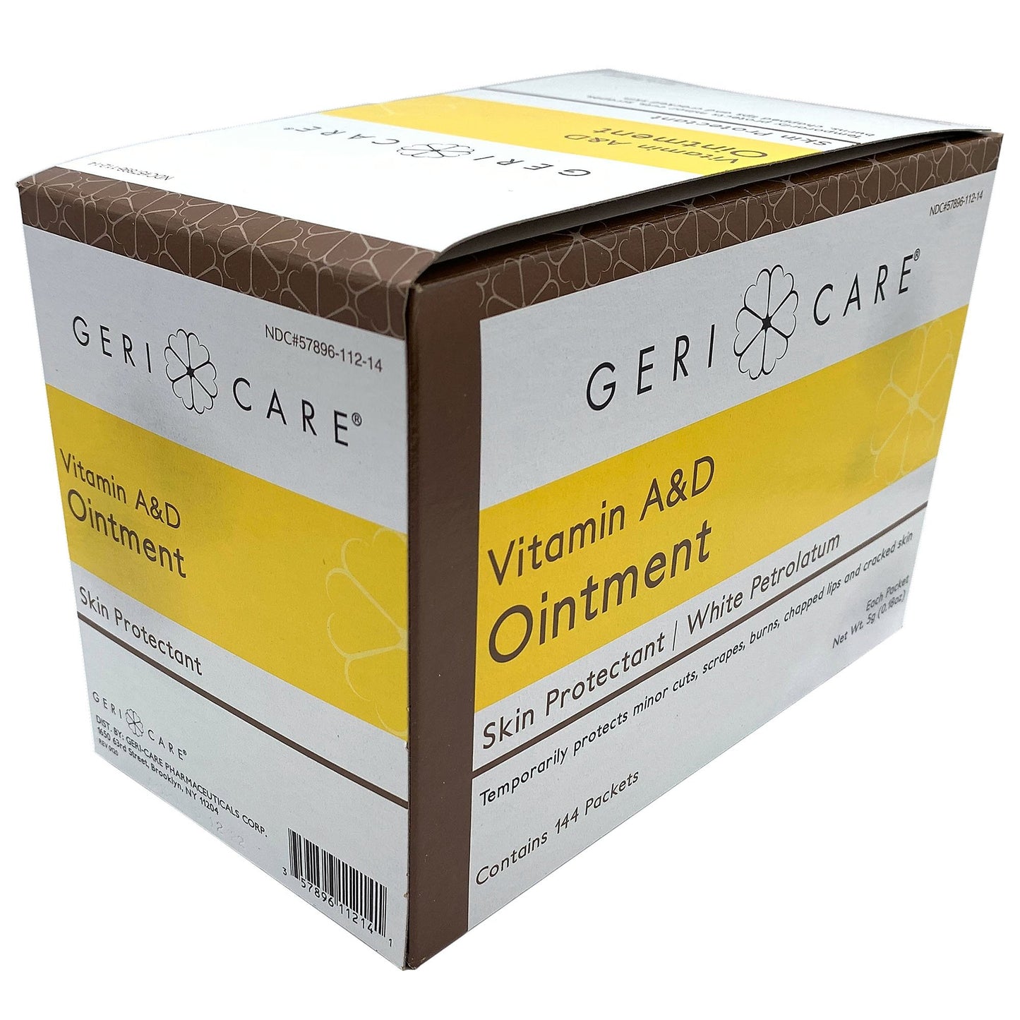 Geri-Care Vitamin A & D Ointment Skin Protectant with Petrolatum, 5-gram Packet