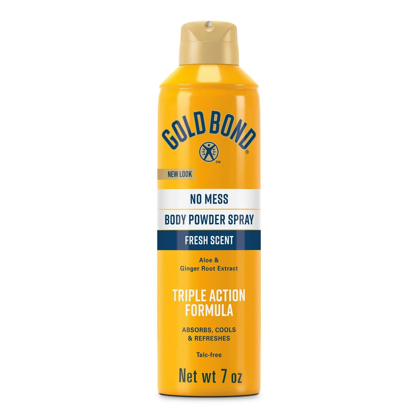 Gold Bond No Mess Body Powder Spray, Fresh Scent, 7 oz.