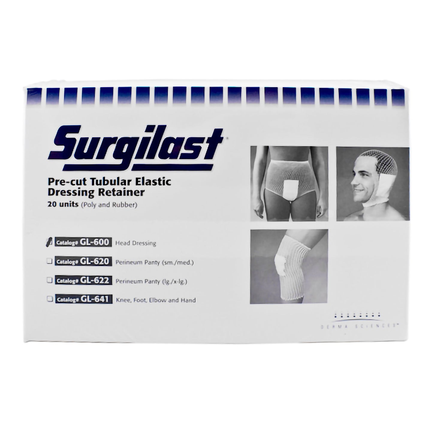 Surgilast Pre-Cut Elastic Net Retainer Dressing for Heads