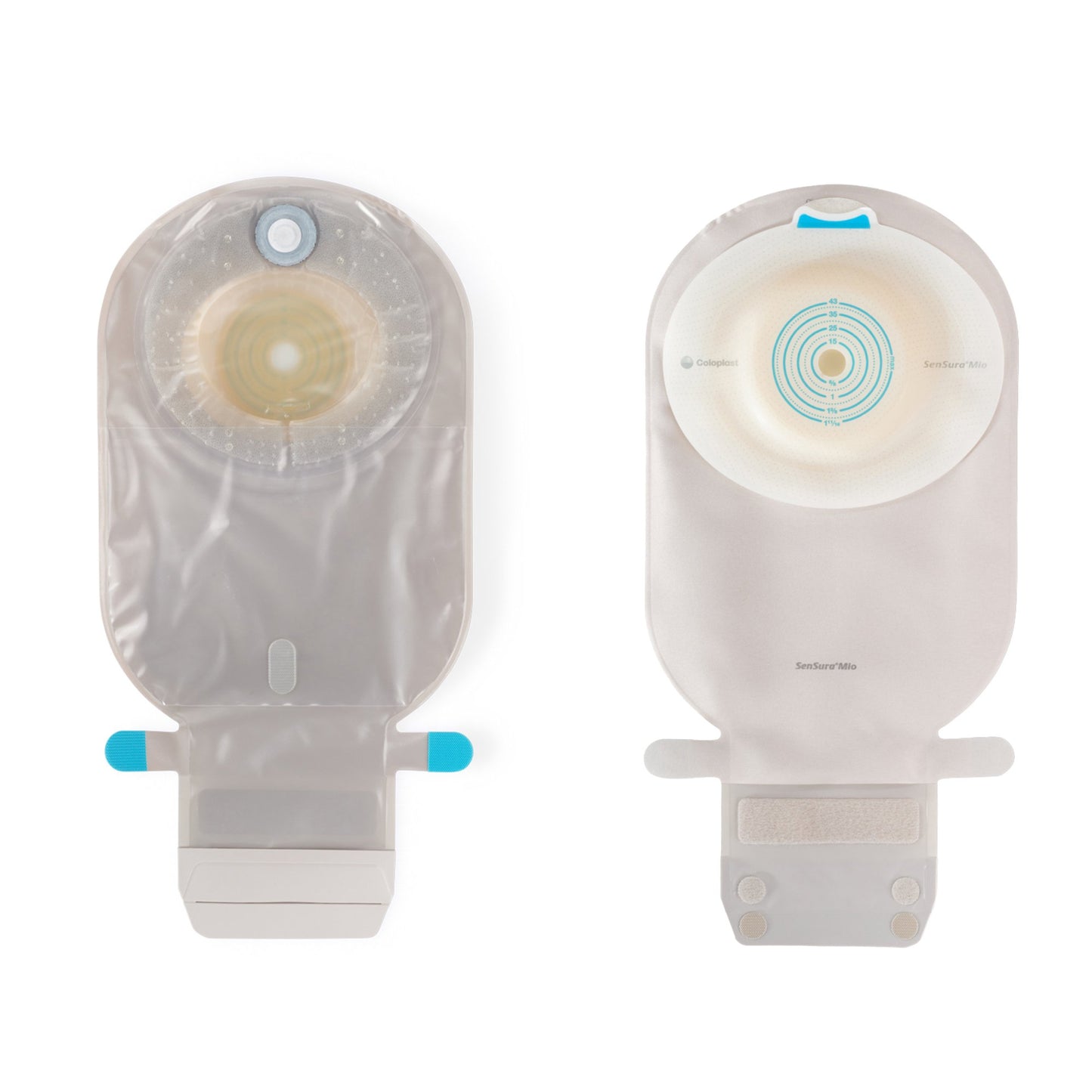 SenSura Mio Convex Light 1-Piece Transparent Ostomy Pouch, 10 – 43 mm Stomas