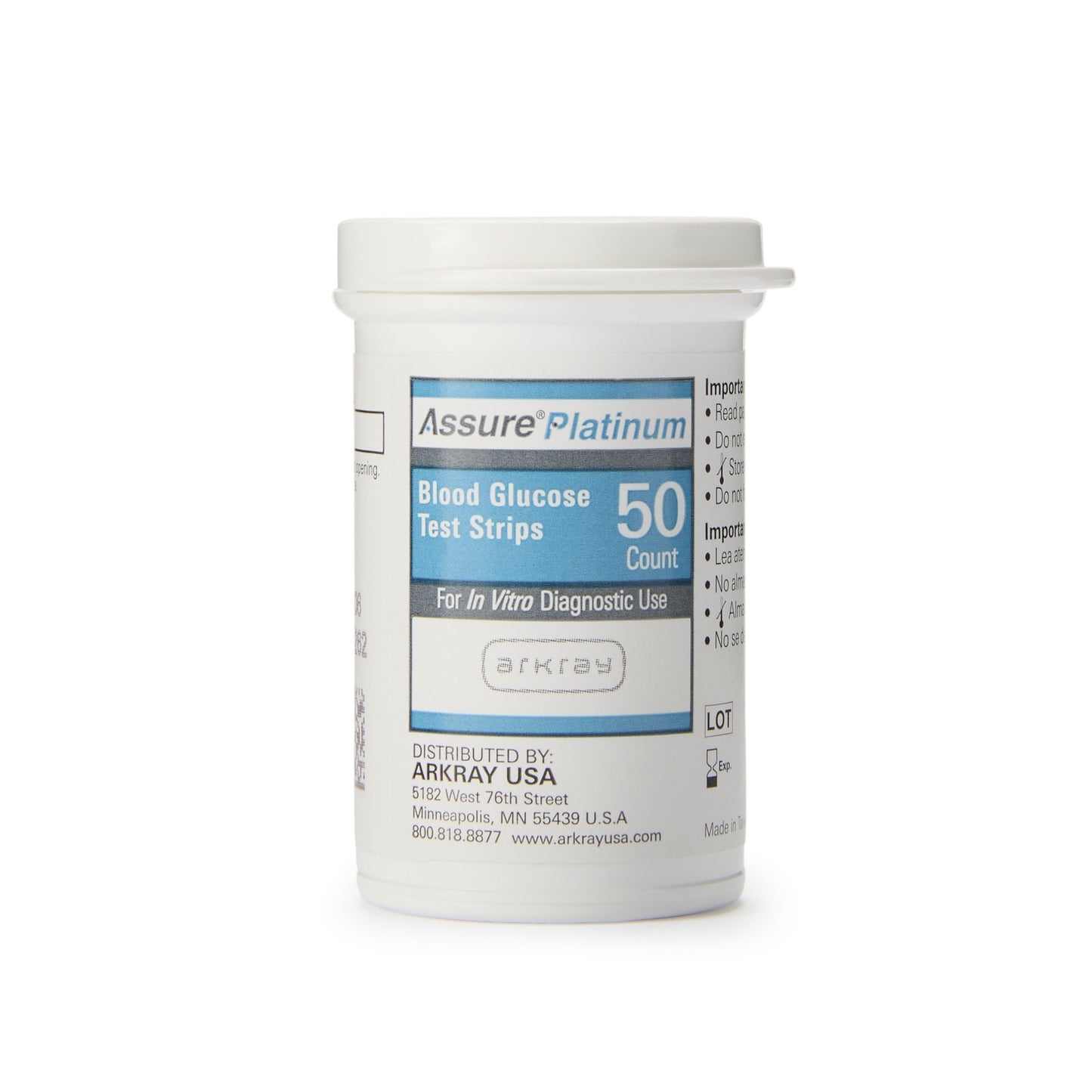 Assure Platinum Blood Glucose Test Strips