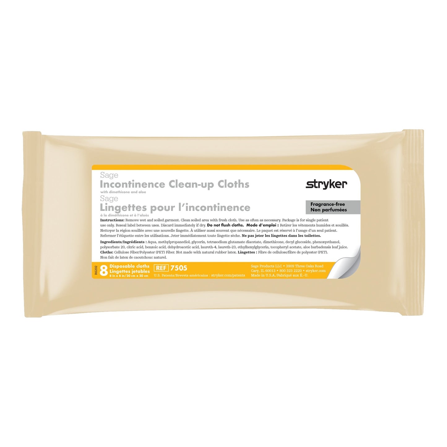 Sage Incontinent Care Wipe