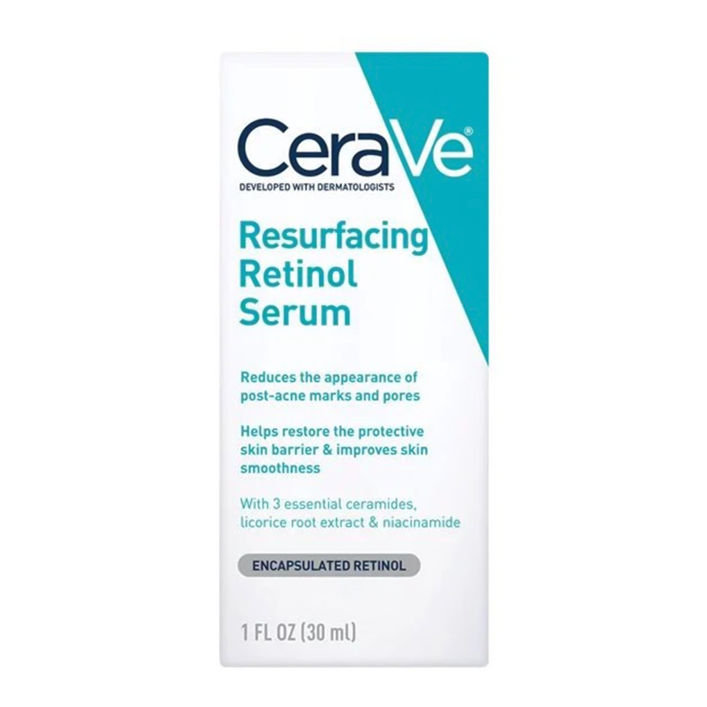 CeraVe Resurfacing Encapsulated Retinol Serum, 1-ounce Bottle
