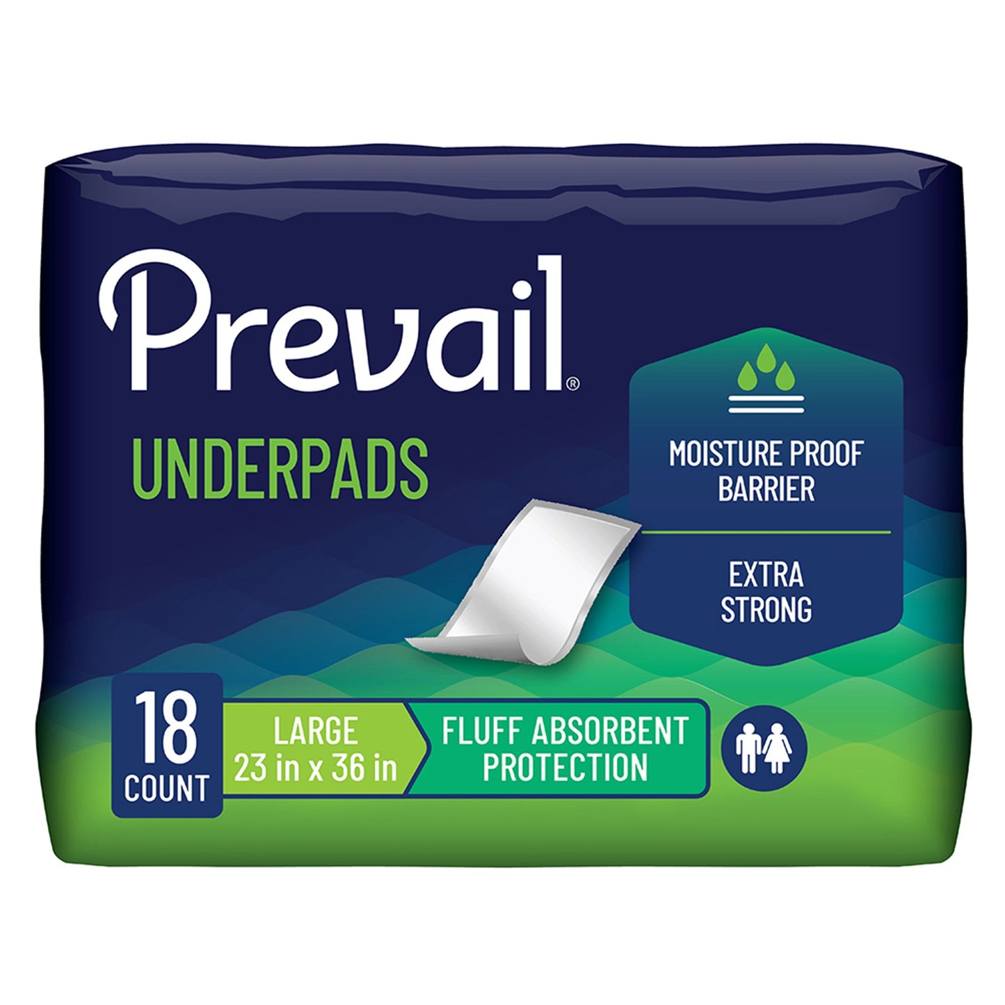 Prevail Fluff Underpad, 23 x 36 Inch