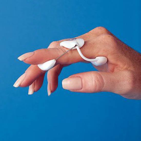 Extension Finger Splint DeRoyal Adult Size A Slide-On Left or Right Hand