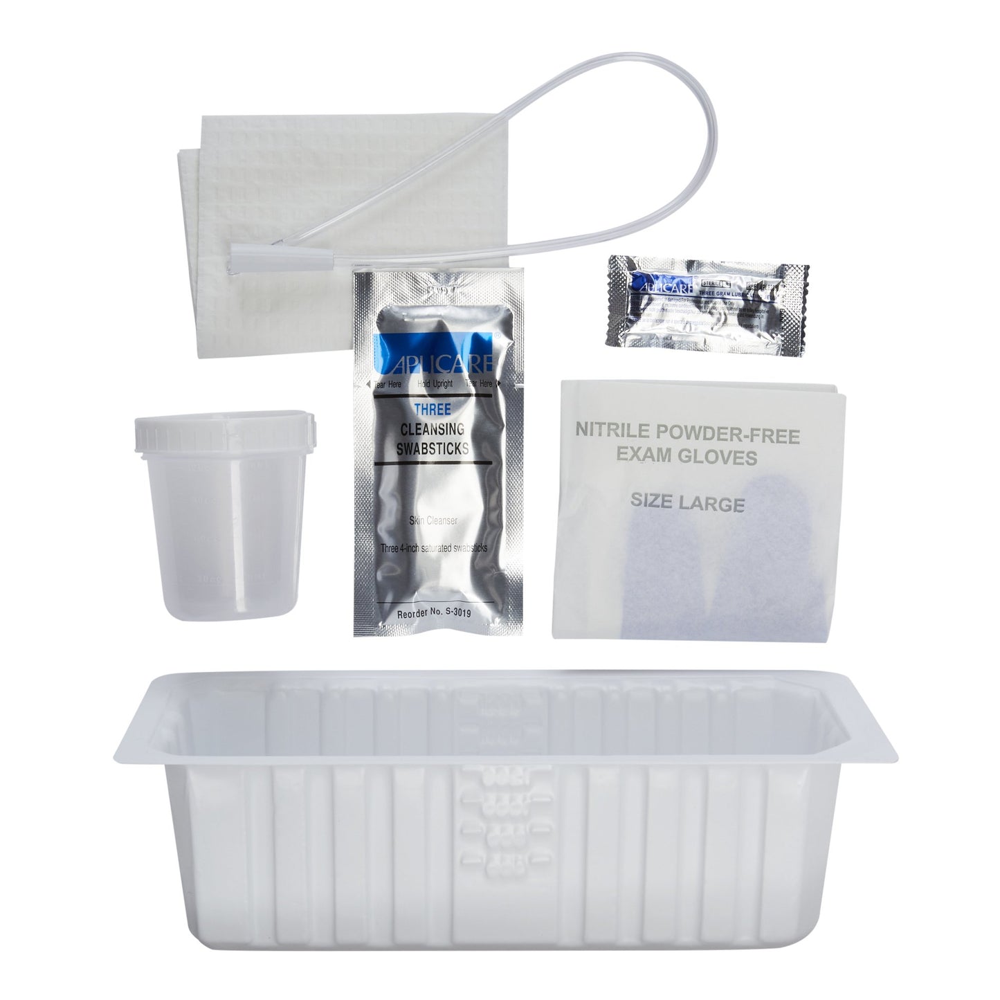 Dover™ Open Intermittent Urethral Catheter Tray, BZK