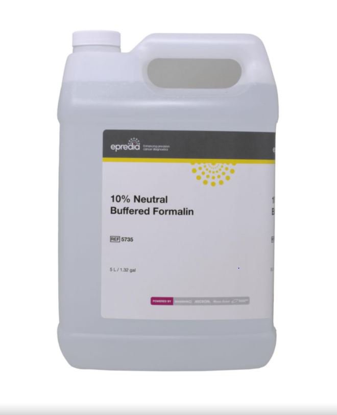 Histology Reagent Richard-Allan Scientific™ Neutral Buffered Formalin Fixative 10% 5 Liter