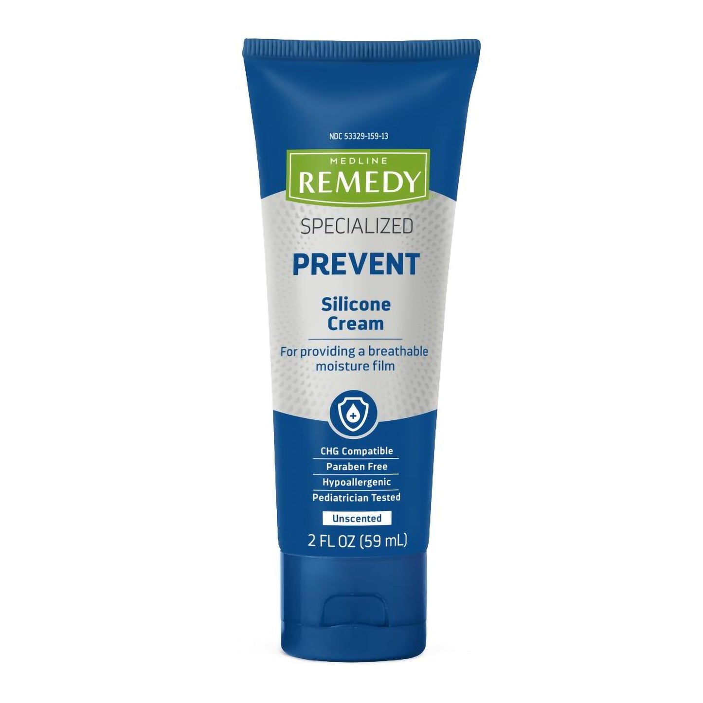 Skin Protectant Medline Remedy Specialized Prevent 2 oz. Tube Unscented Cream CHG Compatible