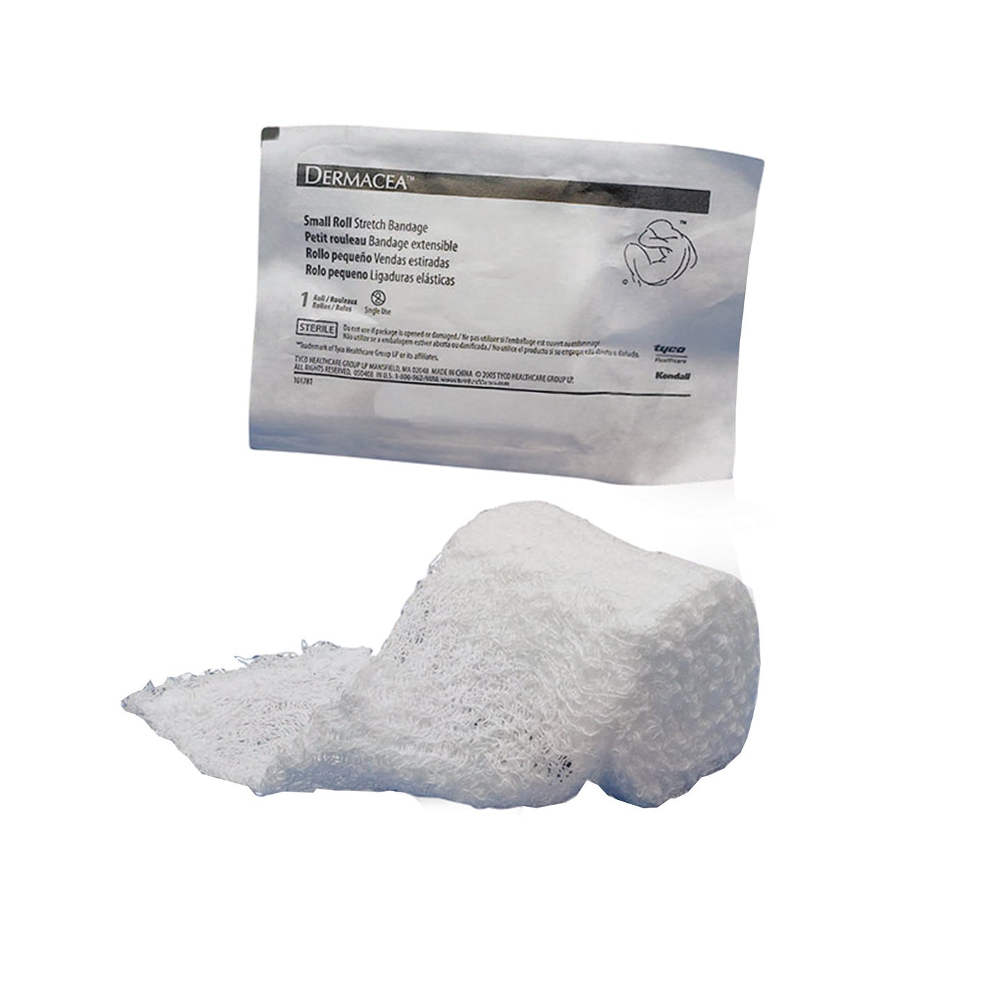 Dermacea™ Sterile Fluff Bandage Roll, 2-1/4 Inch x 3 Yard, 6-Ply