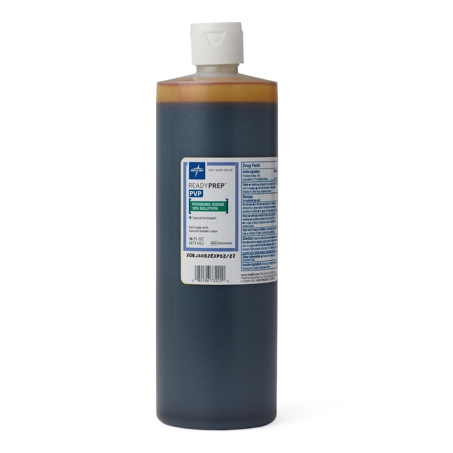 Skin Prep Solution ReadyPrep™ 16 oz. Bottle 10% Strength Povidone-Iodine NonSterile