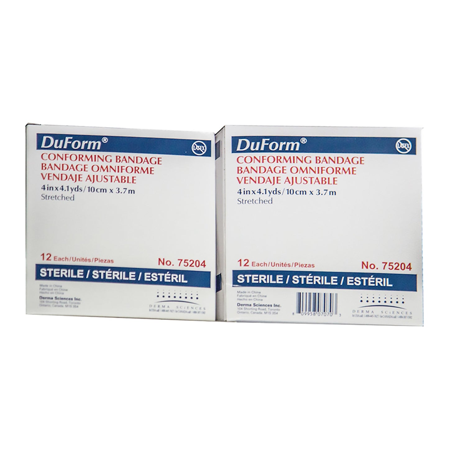 Duform Sterile Conforming Bandage, 4 Inch x 4-1/10 Yard, 1-Ply