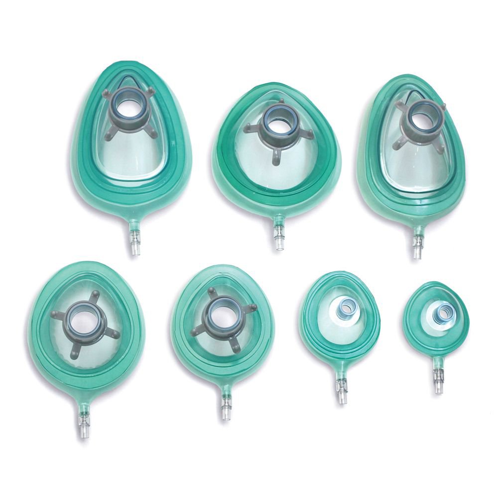 Anesthesia Mask Vent Mask™ Elongated Style Adult Large Hook Ring