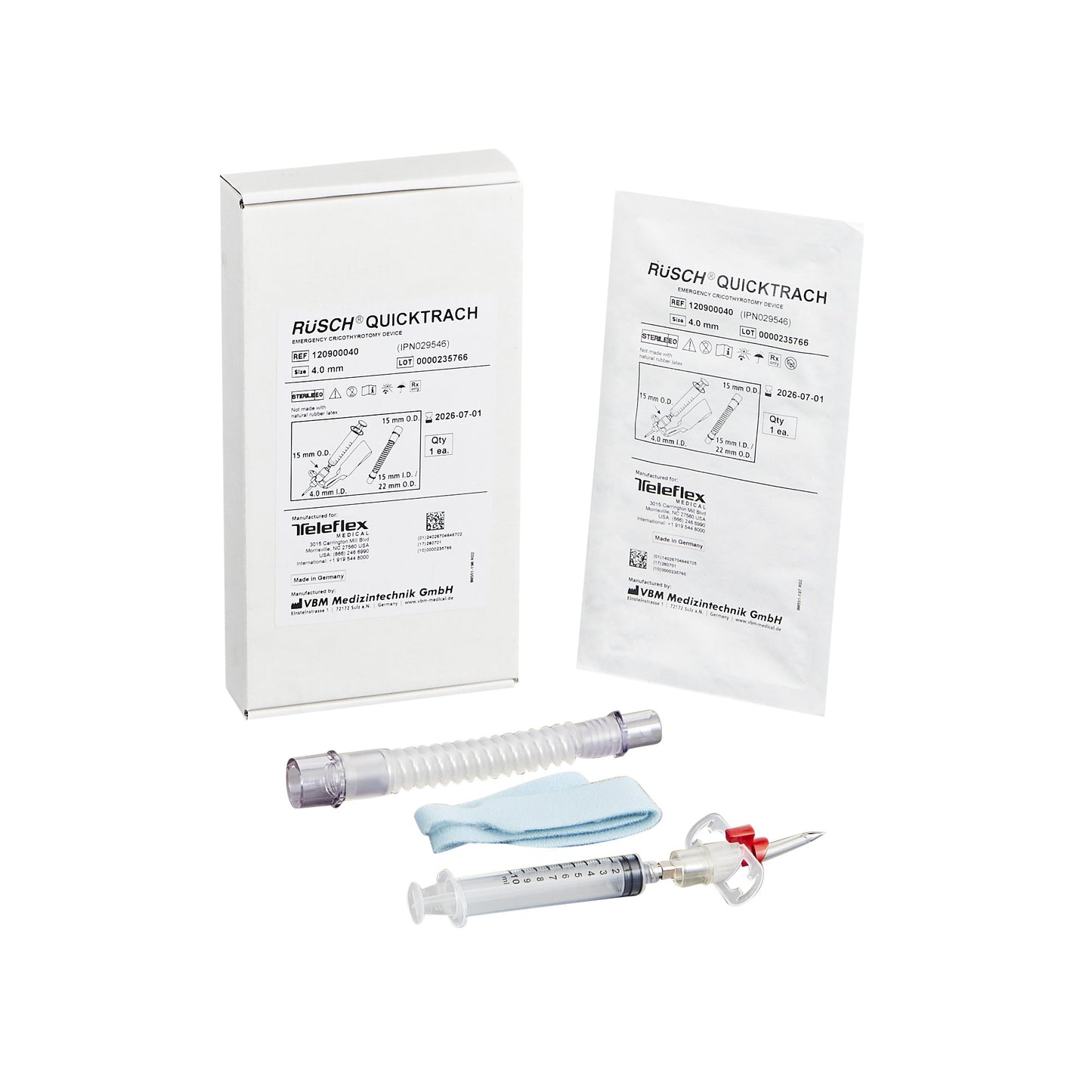 QuickTrach Emergency Cricothyrotomy Kit