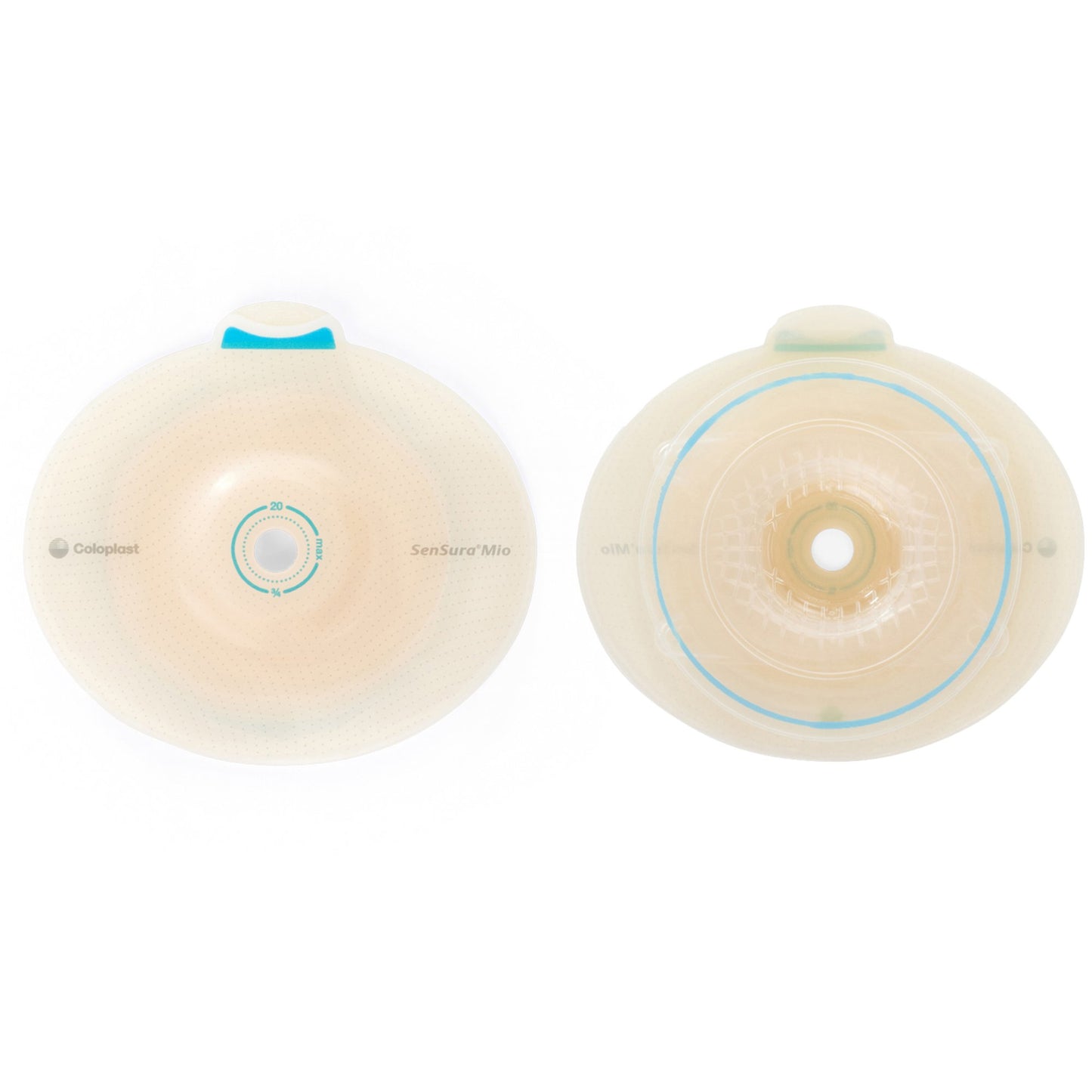 SenSura Mio Flex Convex Light Barrier, 21 mm Stoma Opening, Red Color Match