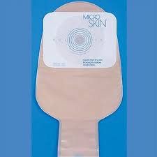 One-Piece Clear Colostomy Pouch, 11 Inch Length, 1½ Inch Stoma