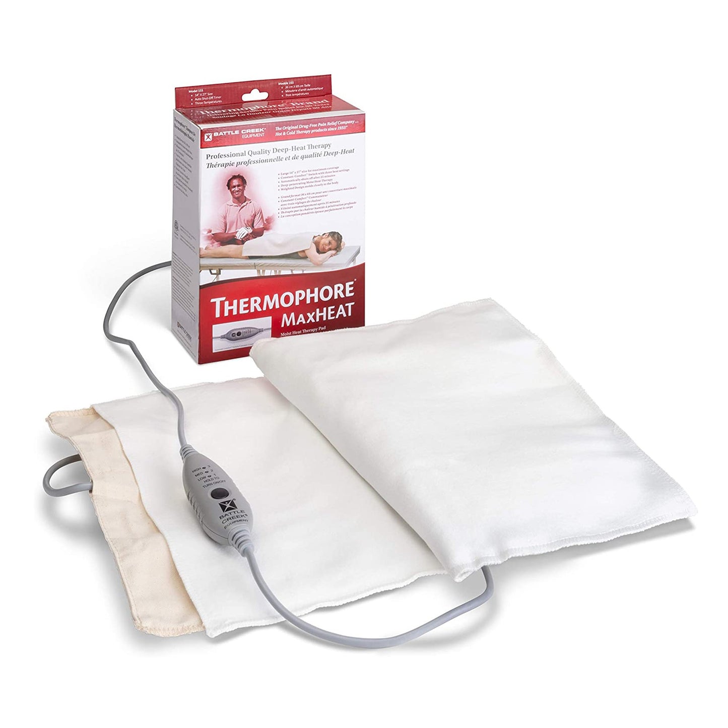 Thermophore MaxHEAT™ Moist Heating Pad for Backs, Hips, Legs and Shoulders