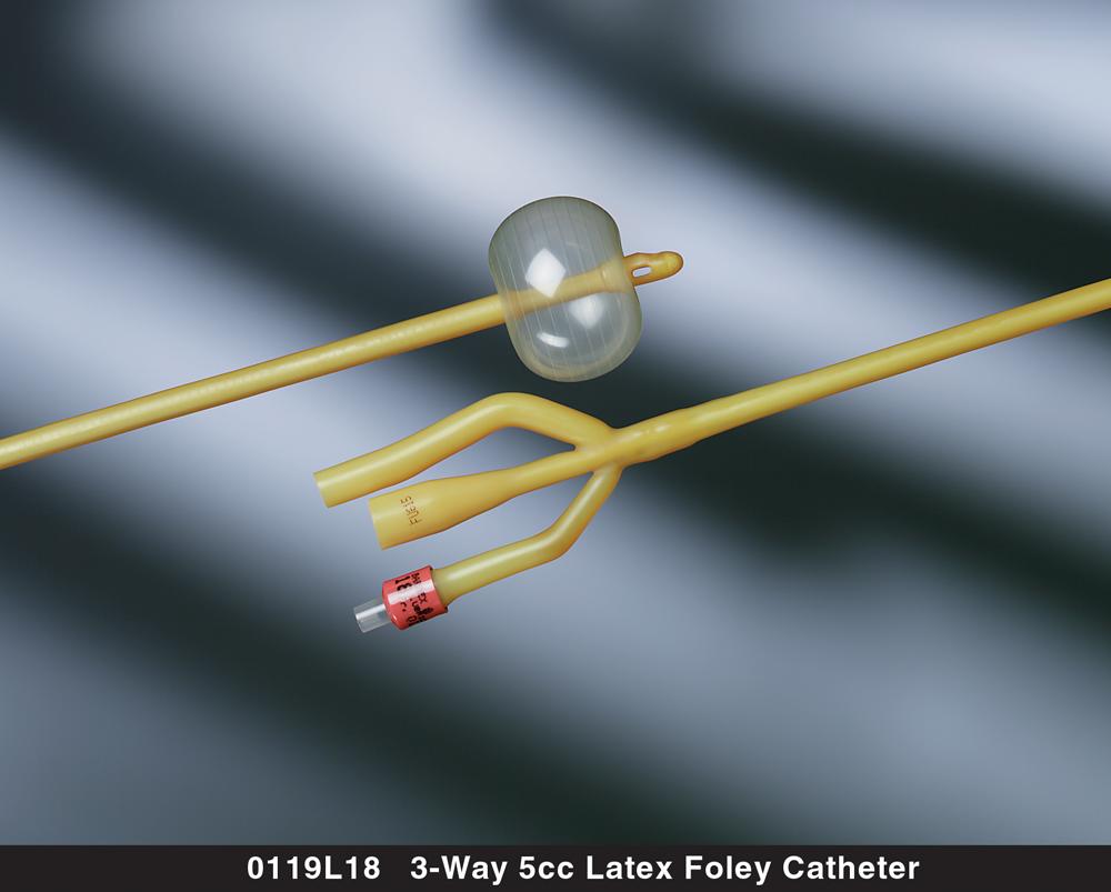 Bard Lubricath Foley Catheter, 18 Fr.