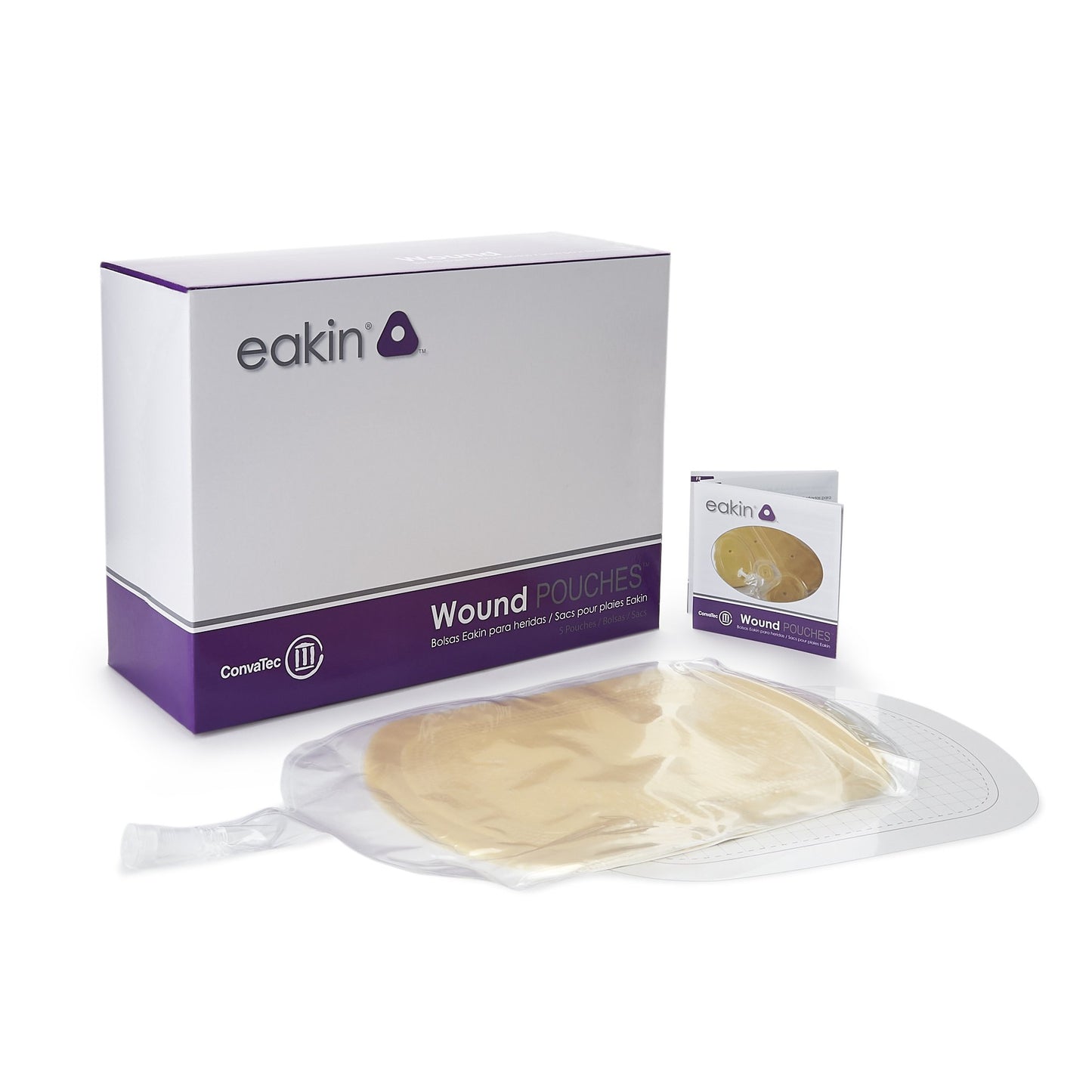 Eakin Fistula and Wound Drainage Pouch, 243 x 158mm Cutting Area