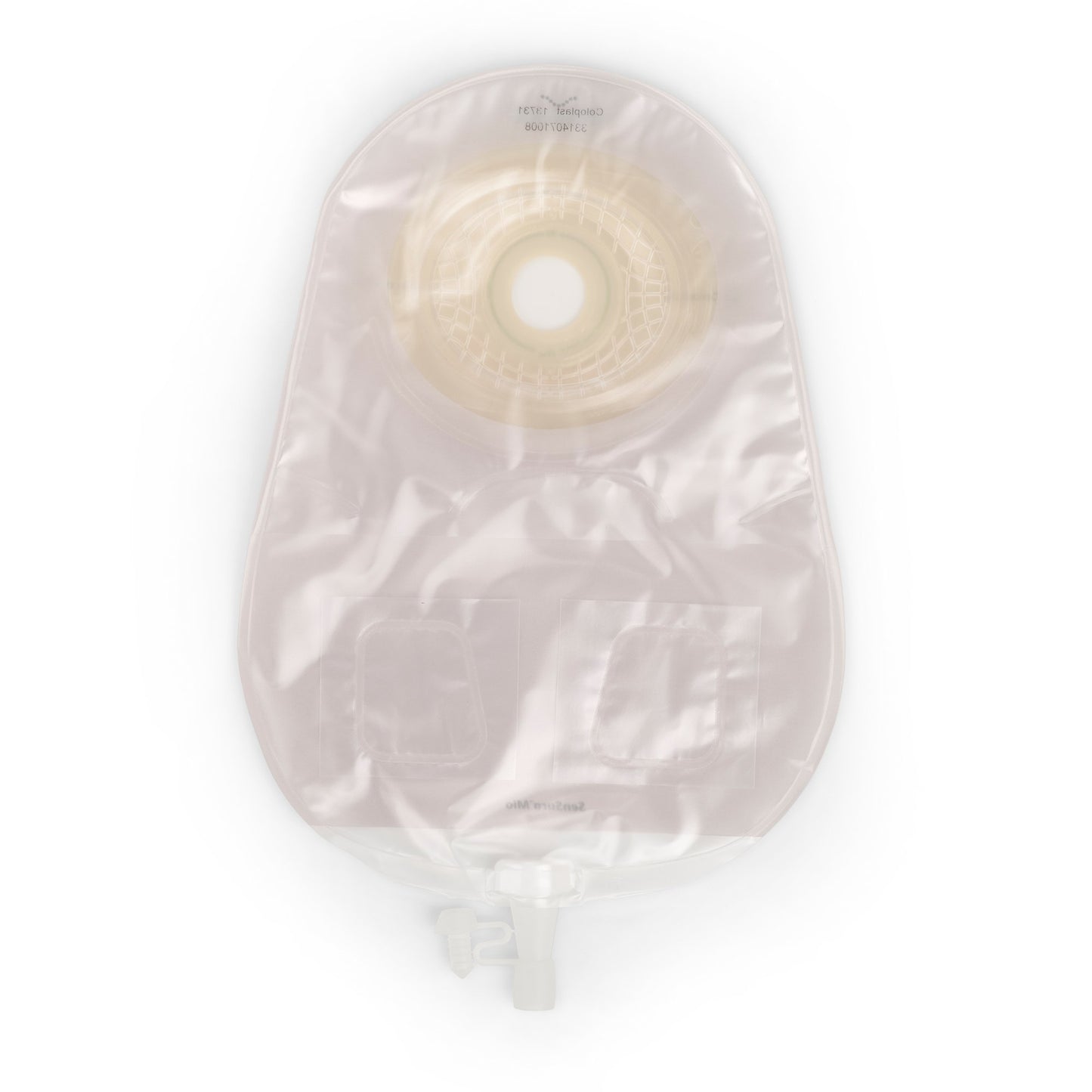 Urostomy Pouch SenSura Mio One-Piece System Convex, Pre-Cut 7/8 Inch Stoma Drainable