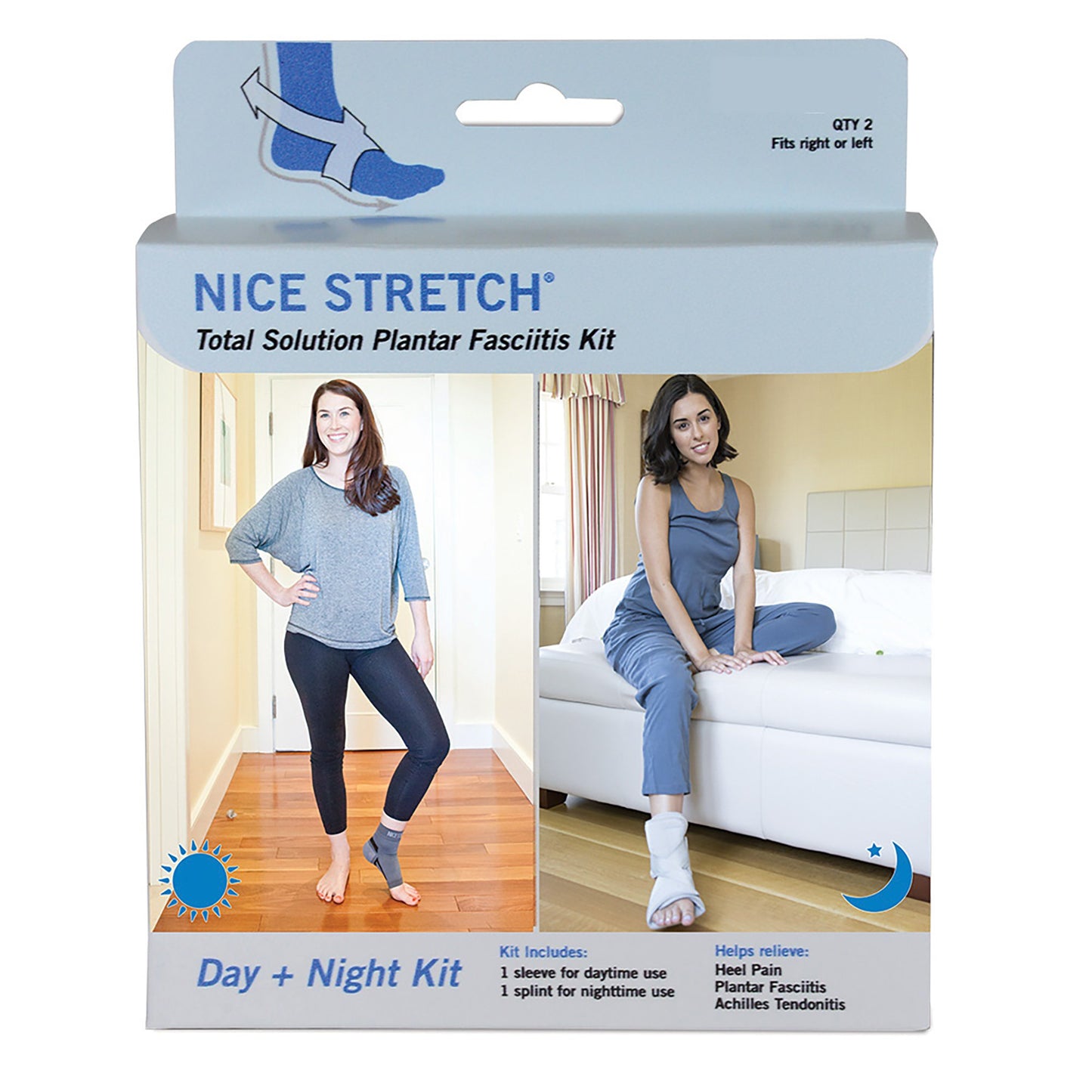 Nice Stretch Total Solution Plantar Fasciitis Relief Kit, Small/Medium