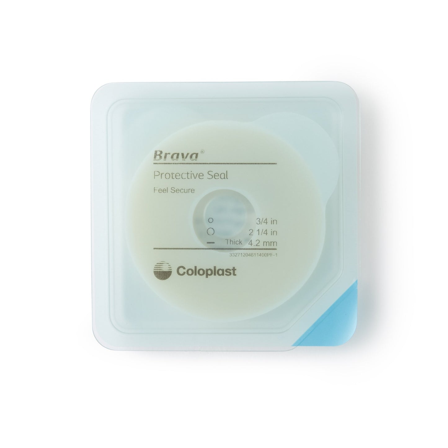 Ostomy Seal Brava Thick 3/4 Inch (18mm) Stoma 2-1/4 Inch (57 mm) 4.2mm Thick For Use with Ostomy Pouch