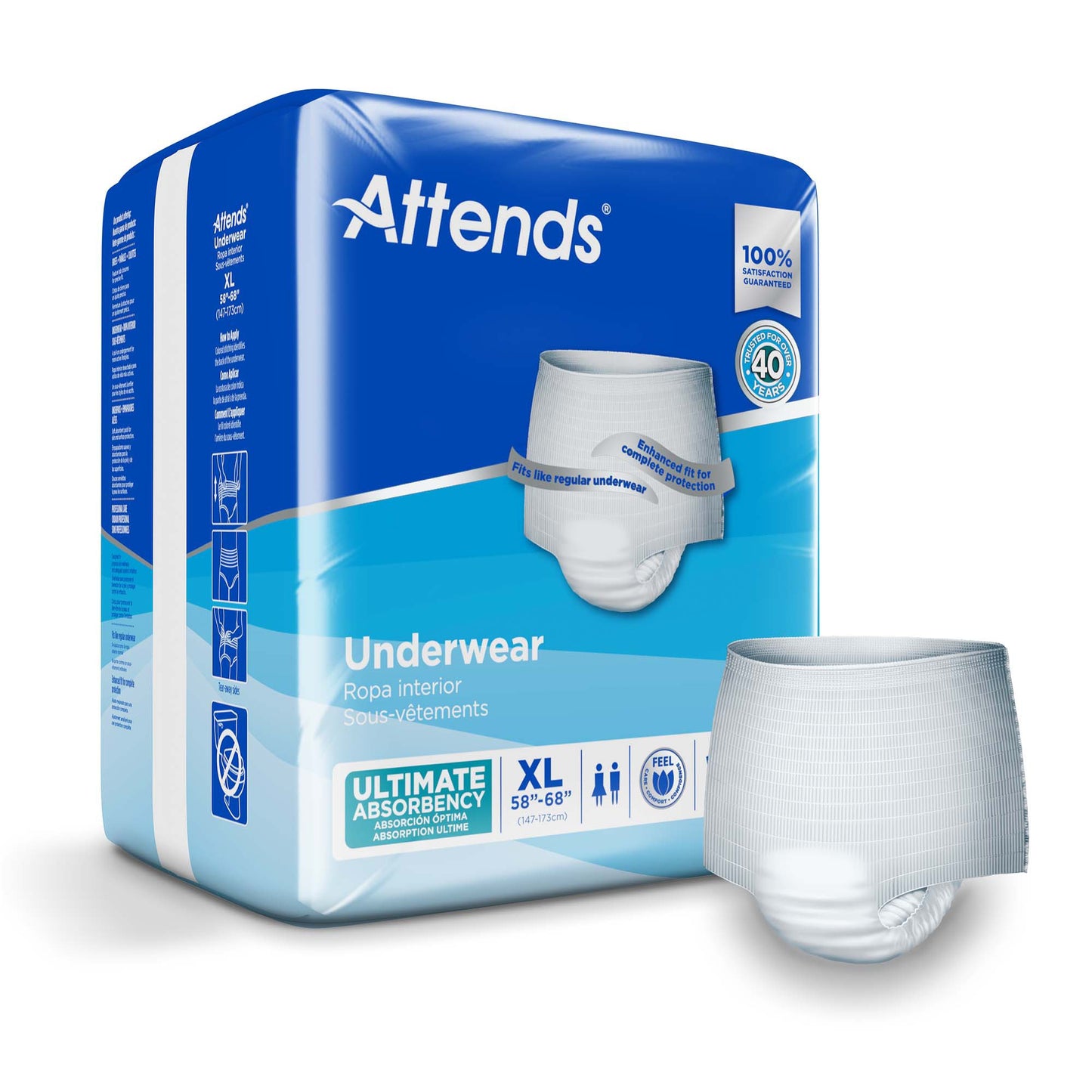 Attends Advanced Underwear, X-Large
